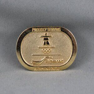 Olympic Pin - Vancouver 2010 Richmond Host City - Stamped Pin